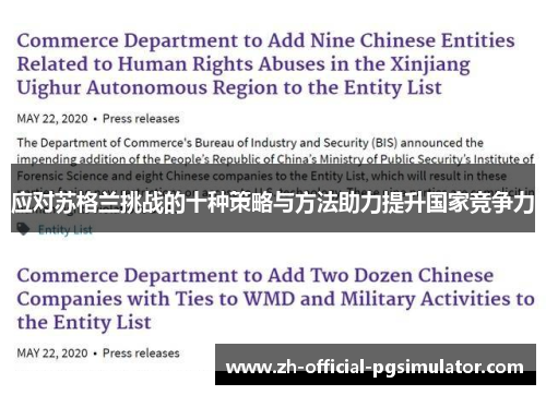 应对苏格兰挑战的十种策略与方法助力提升国家竞争力