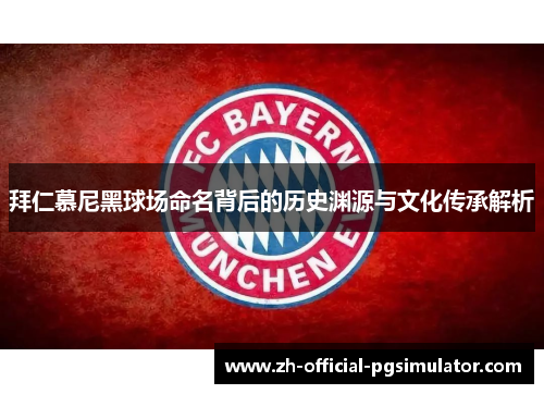 拜仁慕尼黑球场命名背后的历史渊源与文化传承解析